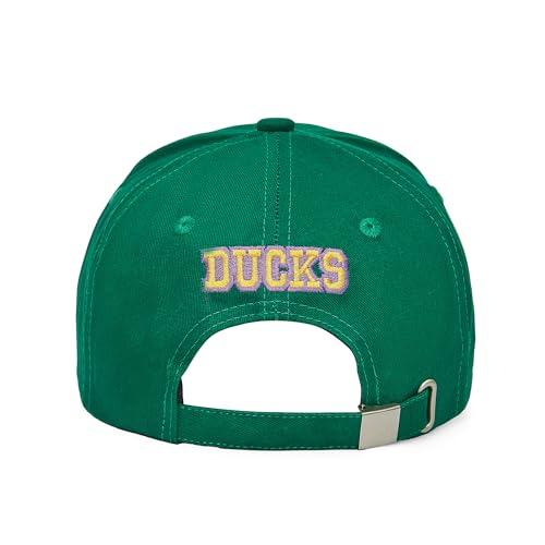 D-5 Mighty Ducks #96 Conway #99 Banks Baseball Cap - color: Blank Green