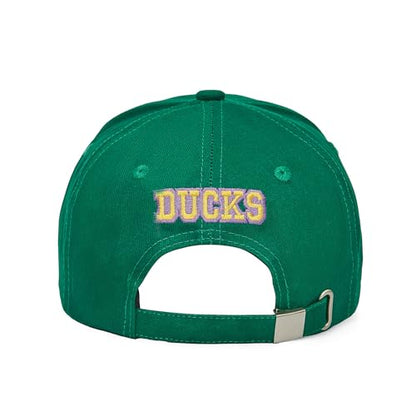 D-5 Mighty Ducks #96 Conway #99 Banks Baseball Cap - color: Blank Green