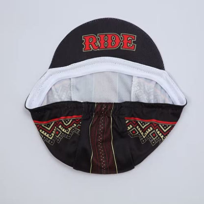 Cycling Cap - Polyester Road Cycling Hat-Under Helmet - Cycling Helmet Liner Breathable&Sweat Uptake - color: Da9