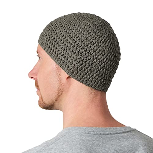 CHARM Mens Cotton Beanie Skull Cap - color: Charcoal Gray, size: Large