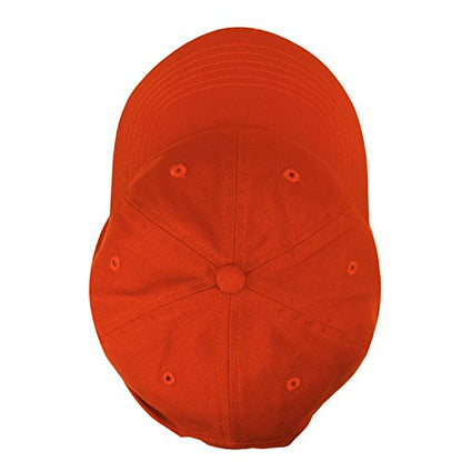 Falari Classic Baseball Cap Dad Hat 100% Cotton Soft Adjustable Size - color: Orange