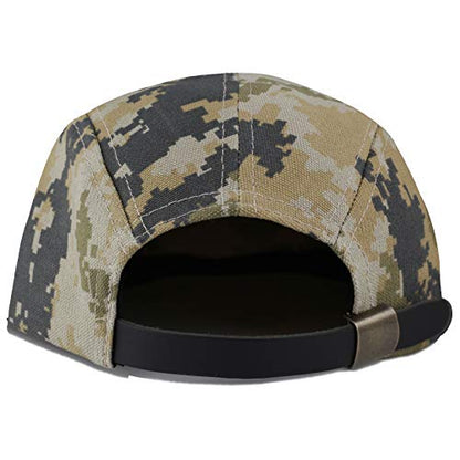 The Hat Depot Exclusive Made in USA Cotton 5 Panel Unstructured Outdoor Cap - color: Camo2