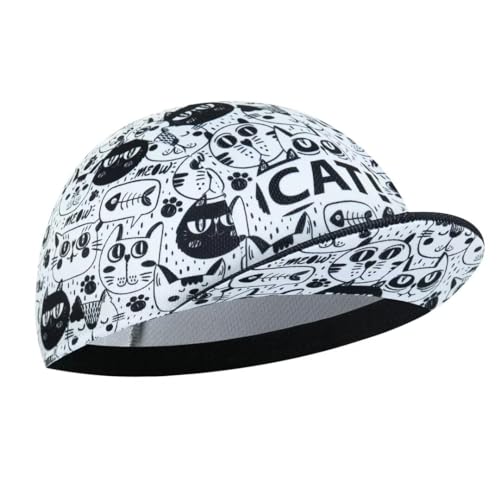 Cycling Cap for Man and Woman Cycling Hat Under Helmet-Polyester Breathable Sweat Absorbent - color: Flo-15