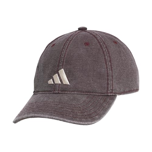 adidas Men's Ultimate Hat Baseball Cap - color: Maroon/Crystal Linen Beige/Dye