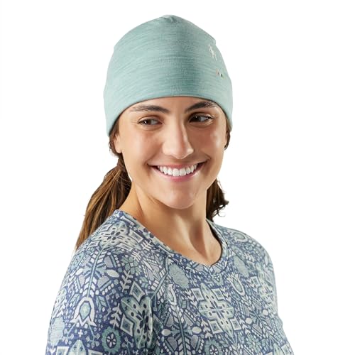 SmartWool Unisex Adult Thermal Merino Reversible Cuffed Beanie - color: Arctic Green