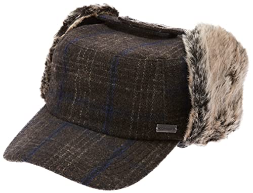 Jeff & Aimy Unisex Winter Earflap Trapper Hunting Ski Hat Baseball Cap 54-62CM - color: 92680-brown, size: Medium