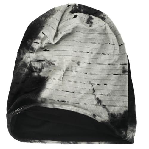Mens Slouch Hollow Beanie Summer Skullcap B090 - color: C-grey