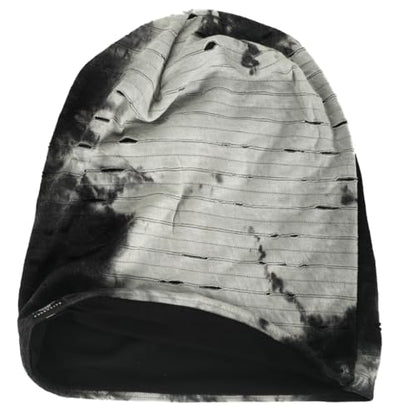Mens Slouch Hollow Beanie Summer Skullcap B090 - color: C-grey