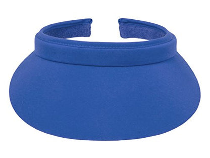 TOP HEADWEAR Nylon Clip-On Visor - color: Royal