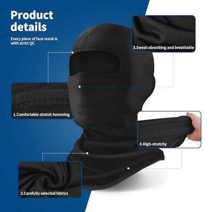 YESLIFE Summer Balaclava Ski Mask for Men&Women, Face Mask - color: Pink