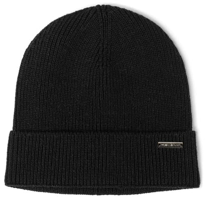 Revony 100% Cotton Men’s Skull Beanie – Soft, Structured, Everyday Comfort - color: Black