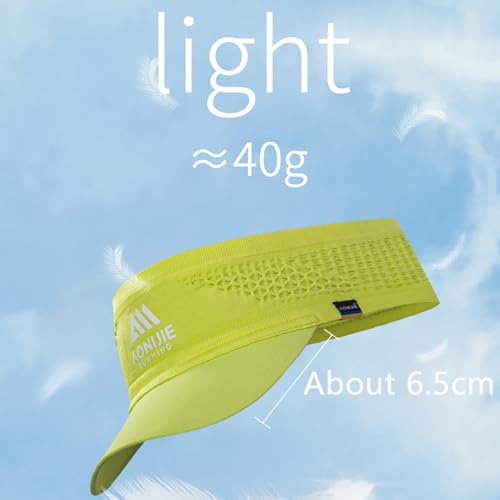 YOUGLE Sport Sun Visor Hat Elastic Empty Top Baseball Cap for Women and Men Sun Protection - color: A-white