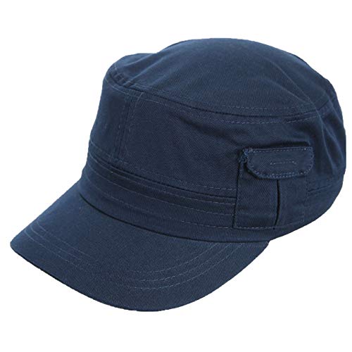 Baseball Cap Plain Pocket Cadet Patrol Military Hats Camo Army Caps Fashion - color: Navy