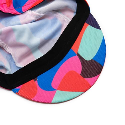 Cycling Cap with Sun Visor, Lightweight Polyester Bike Hat for Men & Women - color: Ck30