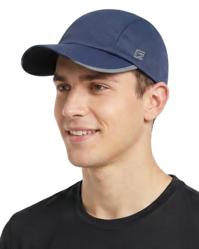 GADIEMKENSD Men’s Running Hat Performance Mesh Cap, Excellent Breathable - color: Sea Blue