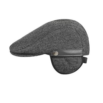 Sumolux Mens Newsboy Hat Flat Cap Gatsby Lvy Irish Hats Driving Cabbie - color: A Grey