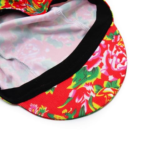 Cycling Cap for Man and Woman Cycling Hat Under Helmet-Polyester Breathable Sweat Absorbent - color: Flo-27