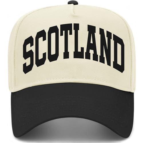 Scotland Collegiate Hat - color: Black/Natural