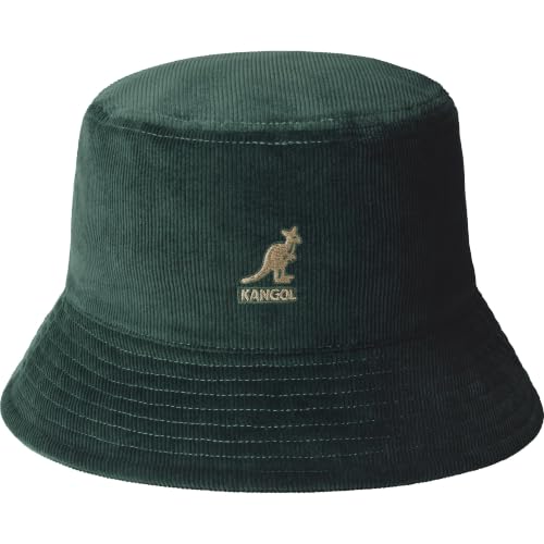 Kangol Men's Cord Bucket Hat - color: Forrester, size: Small