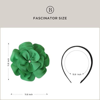 BABEYOND Fascinators Hats for Women Layered Flower Tea Party Derby Hats - color: Green