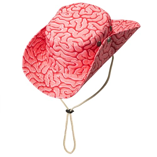 Trendy Bucket Hat - Comfortable Packable Sun Beach Hat for Women Men, Perfect for Outdoor Activities Travel Hiking - color: Funny Brain Pattern 01