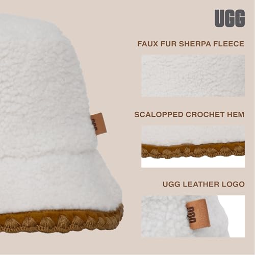 UGG Women's Uggfluff Scalloped Hat - color: Nimbus, size: Small-Medium