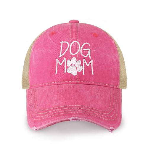 CHOK.LIDS Washed Trucker Hat Unstructured Distressed Pigment Dyed Cap - color: Tc102 Hot Pink