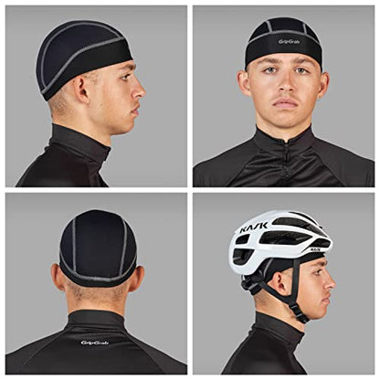 GripGrab UPF 50+ Summer Cycling Skull Cap UV Protection Helmet Liner - color: Black - 2017