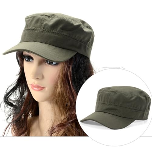 Magik US 1-2 Pc Cadet Army Cap Basic Everyday Military Style Hat Patrol Castro Hunting - color: Green1 Pack
