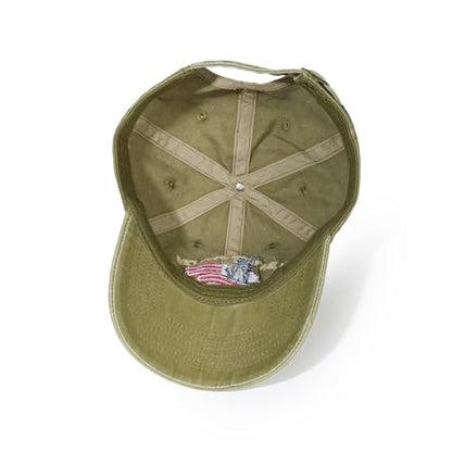 USA 250th Anniversary Baseball Cap Patriotic Embroidered American Hat - color: 2-khaki