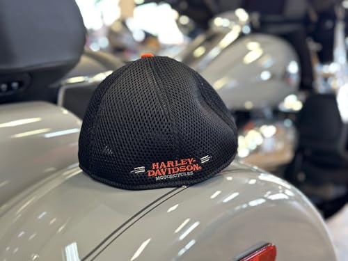 Harley-Davidson Colorblocked Logo Mesh Fitted Cap - 99447-16VM