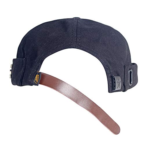 jerague Beanie Hat for Men Women Brimless Cuffed Hat Skullcap Watch Cap Adjustable - color: A-black/Khaki(2 Pack)