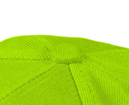 TK Flex Blank Hats, Adjustable Plain Hats, Casual Women's and Men's Hats, Baseball Caps for Patches and Embroidery, 12 Pack - color: Neon Green