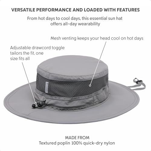 Columbia Unisex Bora Bora Booney Sun Protection Hat - color: City Grey