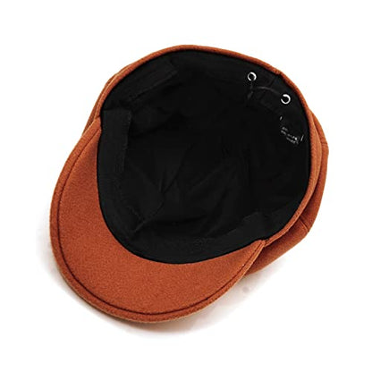 Newsboy Caps for Women Classic Beret Hats Autumn Winter Cap - color: Caramel