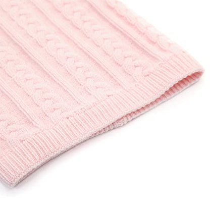Duoyeree Toddler Winter Hat, Earflap Double Pom Pom Knit Beanie 0-36M - color: 2-pink, size: 0-6 Months