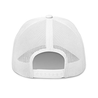 NG Boat Bring Out Ass and Titties Curved Bill Trucker Hat Mid Crown Adjustable Funny Adult Humor Cap - color: White