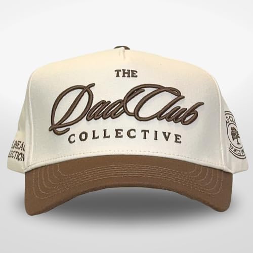 Vintage Mom & Dad Trucker Hats | Men & Women | Kids Grandpa Boy Mom Girl Dad Hats | Country Western | Cotton | Snapback - color: Dad Club | Brown