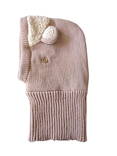 Baby Winter Hat Scarf Set, Unisex Infant Toddler Kids Hat Scarf - color: Pink-f, size: 1-3T