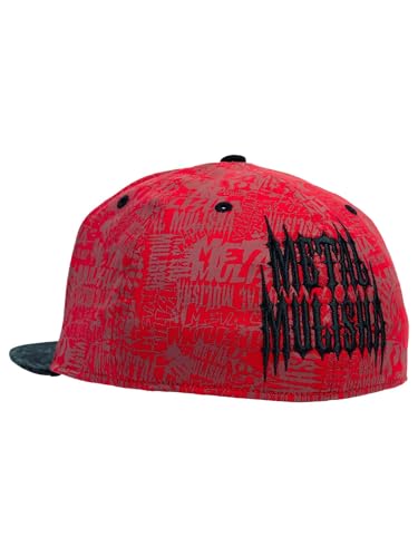 Metal Mulisha Ghost 3 Flex Hat - color: Red, size: Large-X-Large