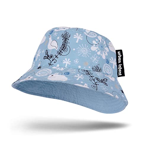 Urban Infant Toddler Bucket Hat – Girls and Boys Sun Hat - Lightweight and Reversible - Kids Ages 1-5 - color: Bunnies, size: 1-2T