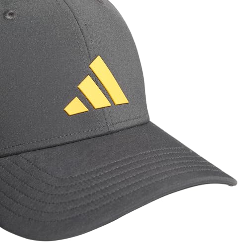 adidas Kids Gameday Snapback Hat - color: Grey Six/Lucid Tangerine Orange