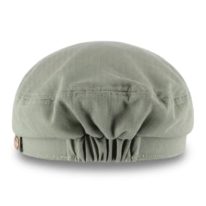 Unisex Greek Fisherman Hat 100% Cotton Sailor Cap Nautical Fiddler One Size - color: Beige