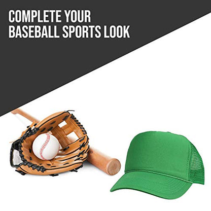 2 Packs Baseball Caps Blank Trucker Hats Summer Mesh Cap (2 FOR Price of 1) - color: Kelly
