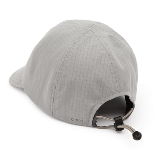 UNDERCONTROL Colorful Cycling Supplex Cap UPF 40 Low Profile Short Brim Foldable Quick Dry Outdoor Sports Adjustable hat - color: Cn Rip Grey