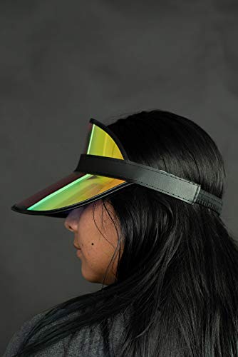 Nicky Bigs Novelties Poker Visor, Black Retro Bookie Costume Accessory