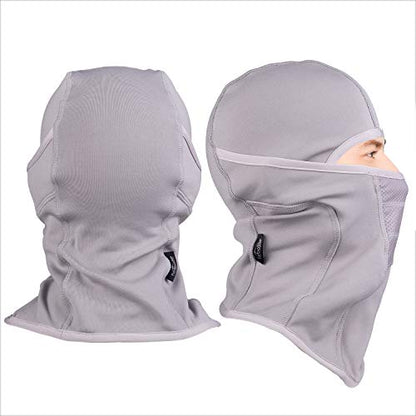 Ski Mask,Balaclava Mask,Wind Water Resistant for Cold Weather - color: Gray