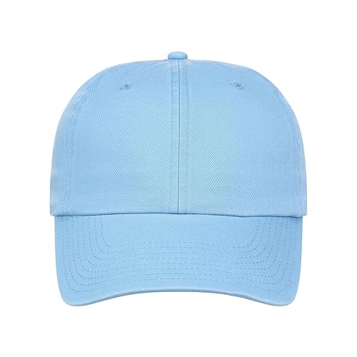 Lids Blank Baseline Dad Adjustable Strapback Hat - color: Light Blue