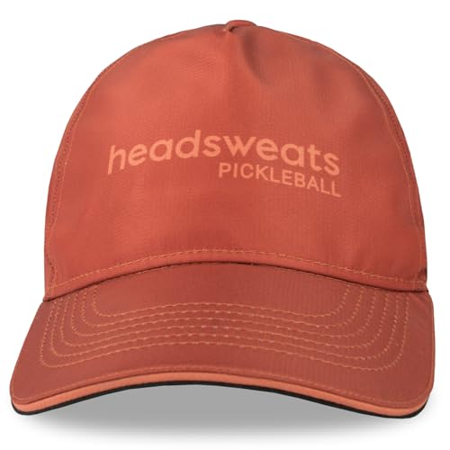 Headsweats Performance Pickleball Hats and Visors - color: Brick Red, style: Hat