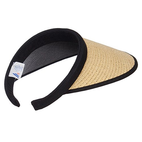Toyo Braid Clip On Paper Visor - Khaki OSFM